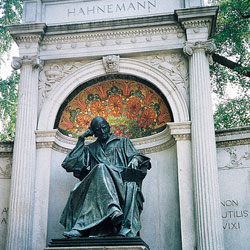 Statue of Dr. Samuel Hahnemann, Founder of Homeopathy